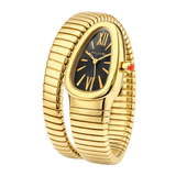 Bvlgari Serpenti Tubogas Gold Steel Black Dial Watch premium replica - image 3