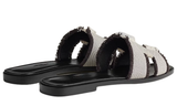 Hermès Hermès Slipper Oran Prunoir Slides premium replica - image 3