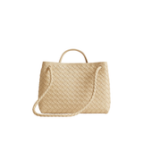 Bottega Veneta Andiamo Beige Leather Tote Bag premium replica - image 3