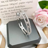 Messika Jewelry Move Uno Small Hoop White Yellow Gold Jewelry premium replica - image 5