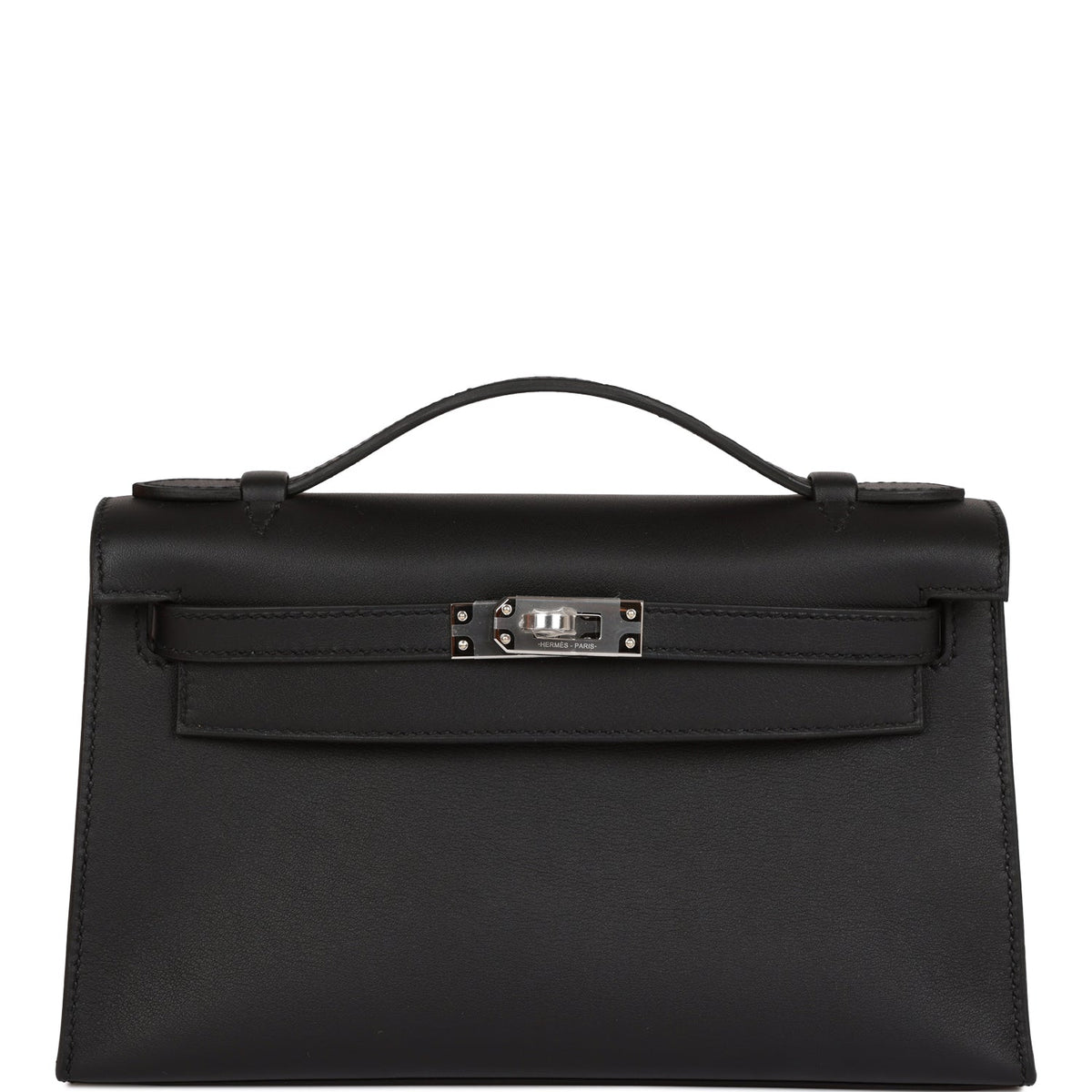 Hermès Kelly Pochette Black Swift Bag premium replica - image 1