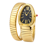 Bvlgari Serpenti Tubogas Yellow Gold Diamond Watch premium replica - image 2