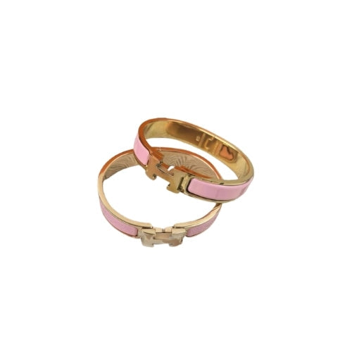 Hermès Clic H Bracelet Jewelry – Pink