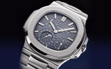 Patek Philippe Nautilus Dark Blue Dial Silver Tone Watch premium replica - image 3
