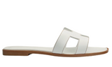 Hermès Hermès Slipper Oran White Slides premium replica - image 4