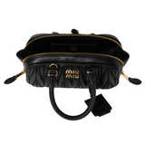 Miu Miu Arcadie Matelassé Nappa Leather Wallet – Black premium replica - image 5