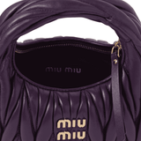Miu Miu Wander Matelassé Nappa Leather Hobo Mini Wallet premium replica - image 5