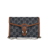 Gucci Dionysus On Chain Blue Wallet premium replica - image 1