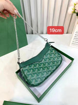 Goyard Hirondelle Pm Green Bag premium replica - image 4