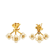 Louis Vuitton Gold Accent Earrings Jewelry premium replica - image 1
