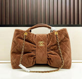 Chanel Bow Brown Bag premium replica - image 4