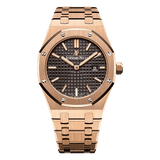 Audemars Piguet Royal Oak Selfwinding Pink Gold Brown Dial Watch premium replica - image 1