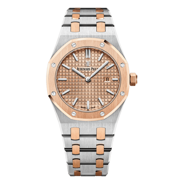 Audemars Piguet Royal Oak Selfwinding Two-Tone Stainless Steel And Pink Gold Pink Gold