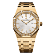 Audemars Piguet Royal Oak Silver Index Watch – Yellow Gold premium replica - image 1