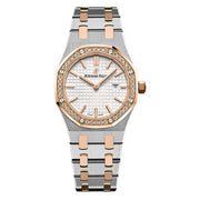 Audemars Piguet Royal Oak Index Dial Watch – Rose Gold, Silver Tone premium replica - image 1
