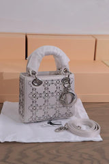 Dior Mini Off White Bag premium replica - image 4