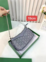 Goyard Hirondelle Pm Grey Bag premium replica - image 4
