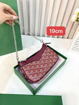 Goyard Hirondelle Pm Burgundy Bag premium replica - image 4