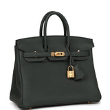 Hermès Birkin 25 Vert Fonce Togo Bag premium replica - image 2