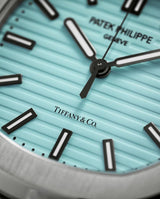 Patek Philippe Nautilus Blue Dial Silver Tone Watch premium replica - image 5