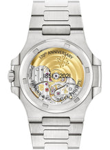 Patek Philippe Nautilus Blue Dial Silver Tone Watch premium replica - image 3