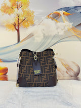 Fendi Boston 365 Medium Brown Black Bag premium replica - image 4