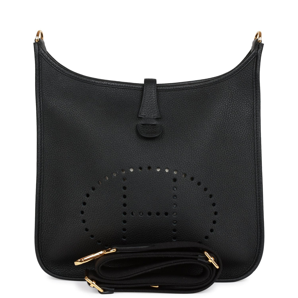 Hermès Evelyne Pm Black Clemence Bag premium replica - image 1