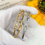 Messika Jewelry Banlge Set White Gold Diamonds Jewelry premium replica - image 5