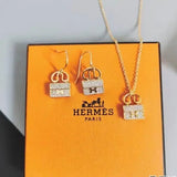 Hermès Farandole Necklace Bracelet Set Silver Jewelry premium replica - image 5