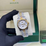 Rolex Datejust 28 Silver Watch premium replica - image 4