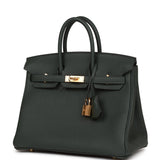 Hermès Birkin 25 Vert Fonce Togo Bag premium replica - image 3