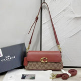 Coach Bag Jet Shoulder Signature Canvas Bag premium replica - image 4