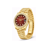 Rolex Datejust Red Diamond Bezel Watch premium replica - image 2