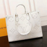 Louis Vuitton Onthego Mm Cream Monogram Bag premium replica - image 5