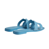 Hermés Slipper Oran Turquoise Slides premium replica - image 3