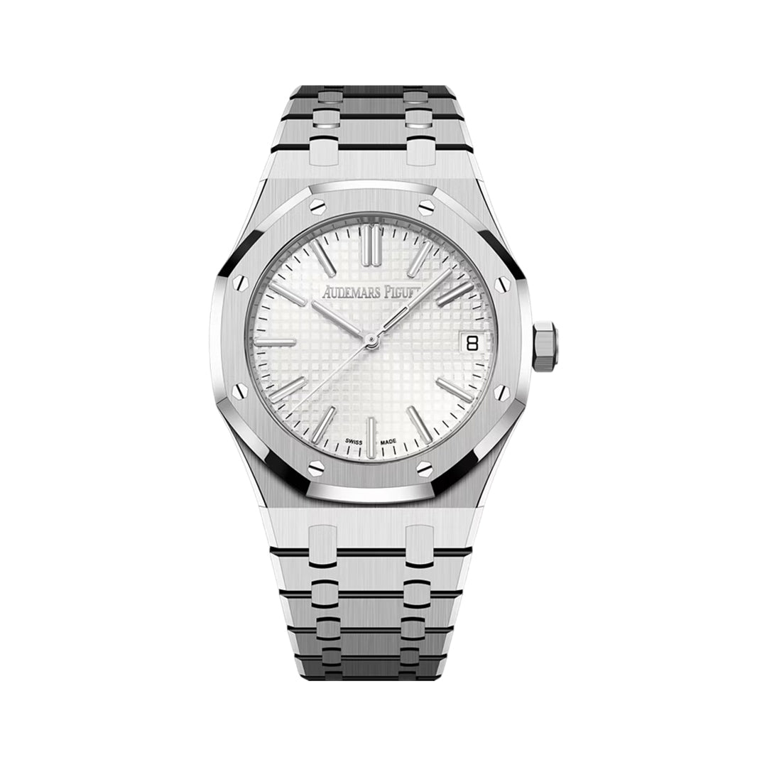 Audemars Piguet Royal Oak White Dial Watch premium replica - image 1