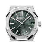Audemars Piguet Royal Oak Silver Green Dial Watch premium replica - image 3