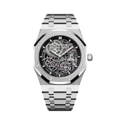 Audemars Piguet Royal Oak Skeleton Watch – White Gold, White premium replica - image 1