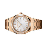 Audemars Piguet Royal Oak Diamond Dial Watch – Rose Gold premium replica - image 2