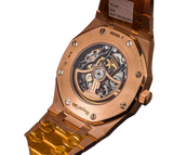 Audemars Piguet Royal Oak Skeleton Rose Gold Watch premium replica - image 3