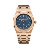 Audemars Piguet Royal Oak Rose Gold Blue Dial Watch premium replica - image 1