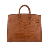 Hermès Birkin 25 Rich Brown Crocodile Bag premium replica - image 2