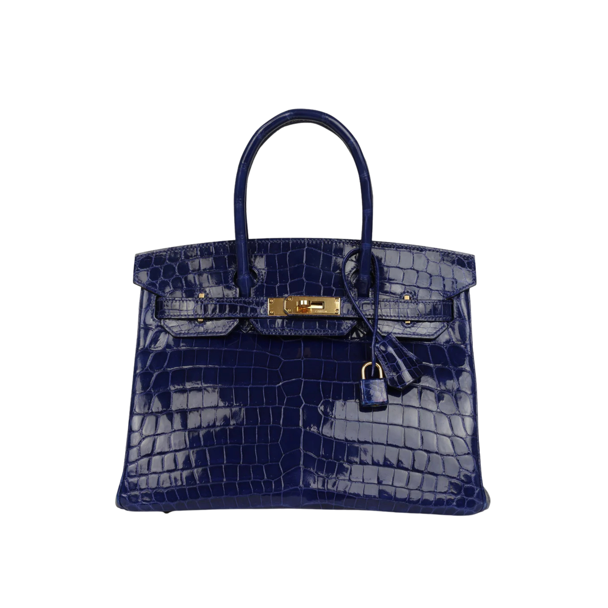 Hermès Birkin 35 Crocodile Blue Bag premium replica - image 1