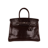 Hermès Birkin 35 Crocodile Bordeaux Bag premium replica - image 1