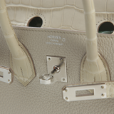 Hermès Birkin Light Gray Bag premium replica - image 3