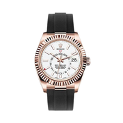 Rolex Oyster Perpetual White Dial Watch premium replica - image 1