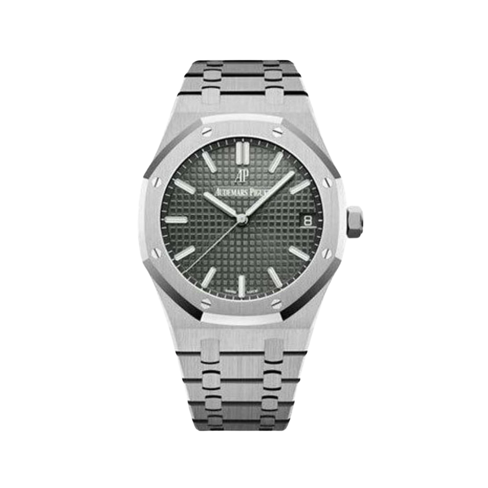 Audemars Piguet Royal Oak Selfwinding Stainless Steel Green Dial Watch premium replica - image 1
