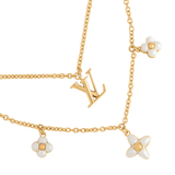 Louis Vuitton Gold Lv Floragram Necklace Jewelry premium replica - image 2