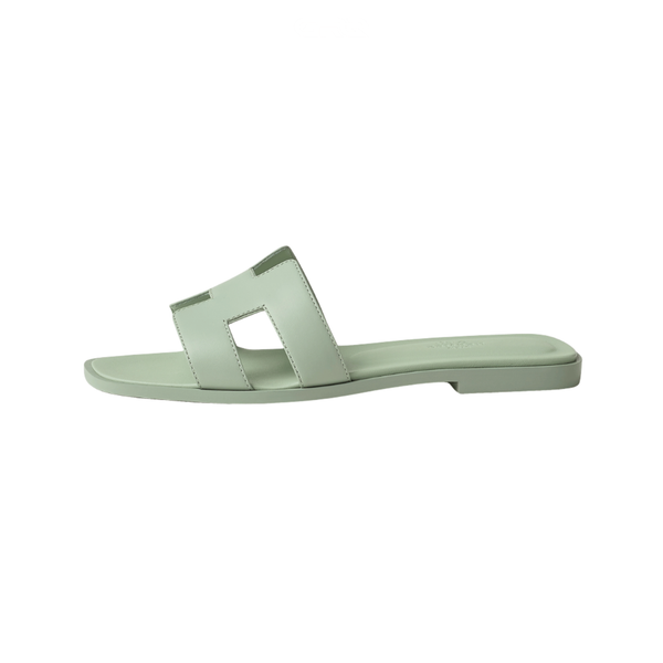 Hermés Slipper Oran Green Accessory