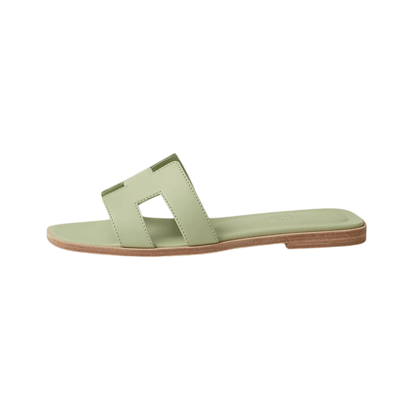 Hermès Slipper Oran Vert De Mer Accessory